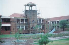 1999 Champagnat Hall under construction.