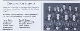 2009 Champagnat Medals