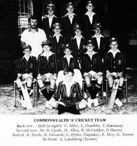 1983 Commonwealth A Cricket Team