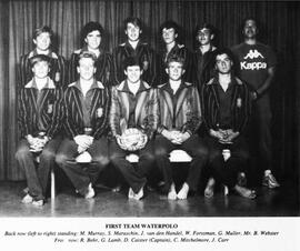 1986 First Water Polo Team