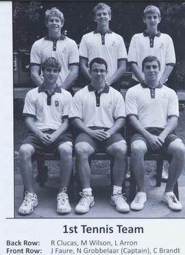 2010 1st Tennis Team